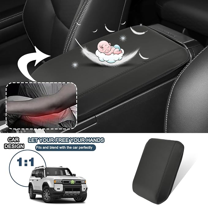 Ruiya Armrest Cover for Toyota Prado LC250 J250 Center Console, for Toyota Land - Image 7