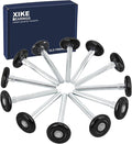XiKe 12 Pack Black 2" Nylon Garage Door Roller 4" Stem, Quiet/Durable and High by XIKE+BEARINGS