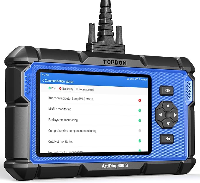 TOPDON Upgraded AD600S OBD2 Scanner, Diagnostic Tool, ABS SRS Transmission - Image 9