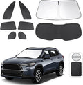 TINGLU Window Shades for Toyota Corolla Cross 2022-2024 2025 Accessories Car by TINGLU