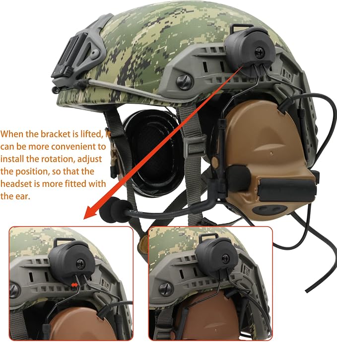COMTA 2 Helmet-Type Tactical Headset - Image 6