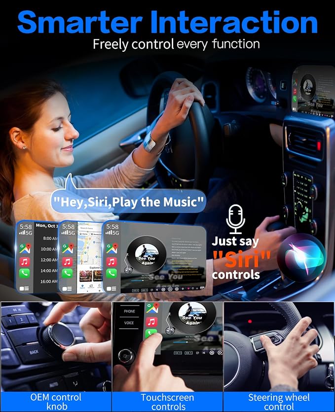 Wireless CarPlay Adapter for iPhone and iOS 10+, 2025 Upgraded No Latency - Image 4