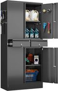 71" Metal Garage Storage Cabinet by SUXXANFurniture
