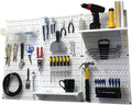 Wall Control Pegboard Organizer 4 ft. Metal Pegboard Standard Tool Storage Kit by Wall+Control