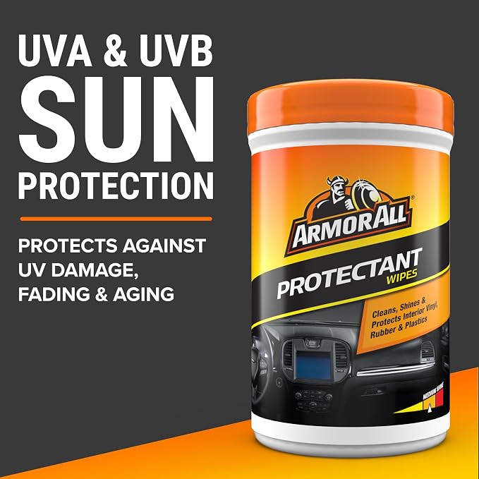 Armor All Car Interior Protectant Wipes, UV Protectant - Image 4