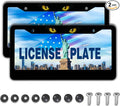 Car Plate Frame Black License Plate Frames Black Cat by Unknown