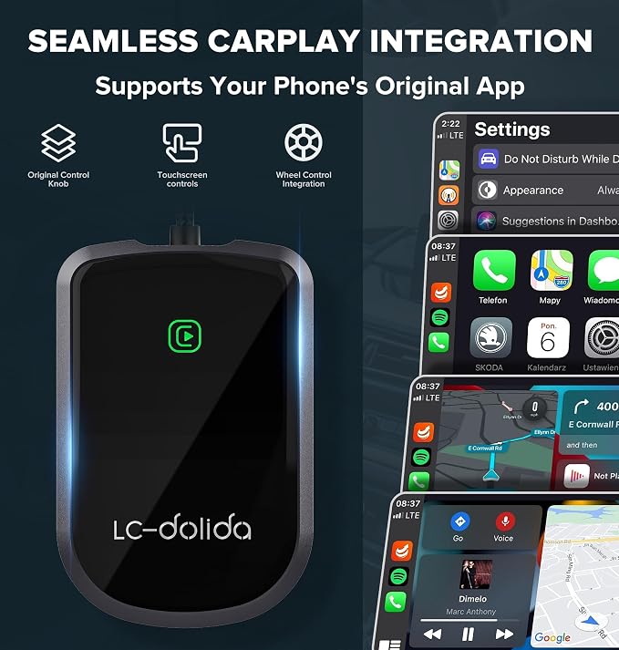 LC-dolida Wireless CarPlay Adapter - Image 5
