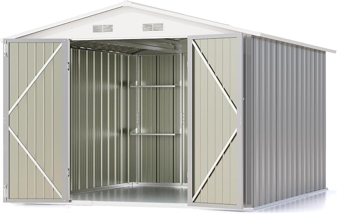 Patiowell 8x10 FT Outdoor Storage Shed - Image 2