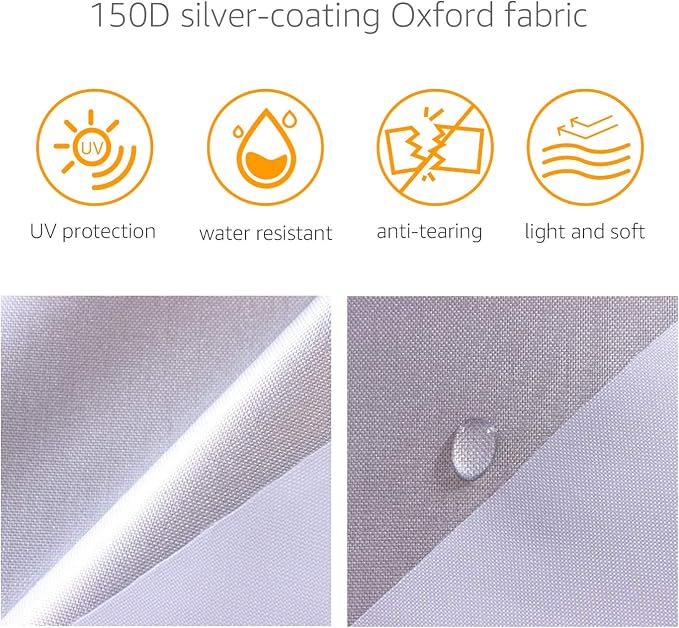 Amazon Basics Silver Weatherproof Car Cover - Image 2