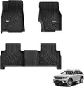 3W Floor Mats Fit for 2022-2025 Jeep Grand Cherokee TPE All Weather Custom Fit by 3W