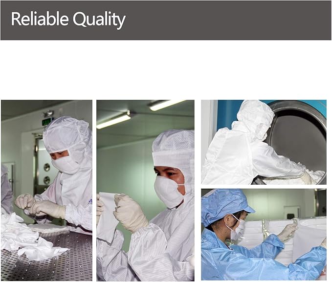 AAWipes Cleanroom Cloth Wipes 9"x9" Double Knit 100% Polyester Wipers Lint Free - Image 4