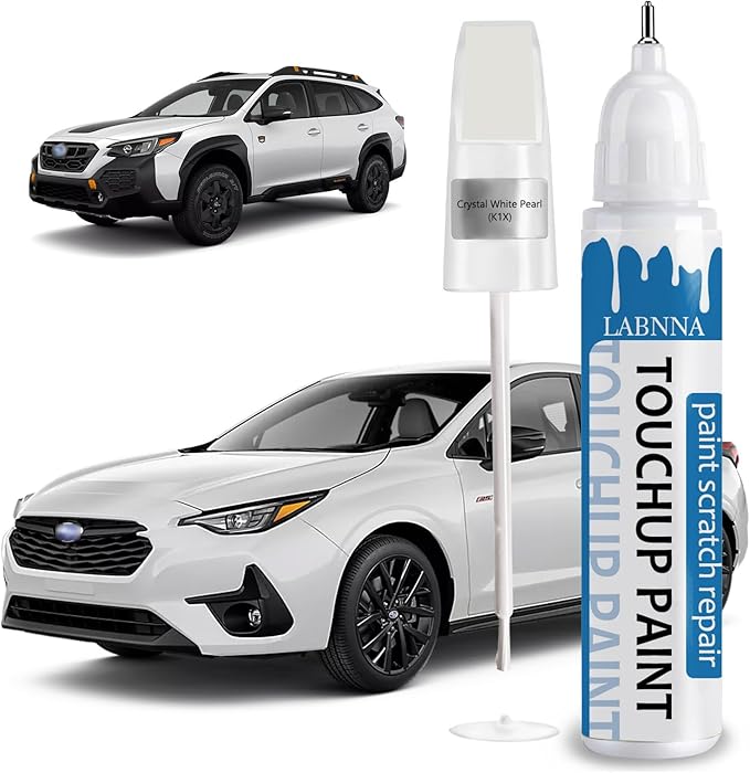 Crystal White Pearl Touch Up Paint by LABNNA
