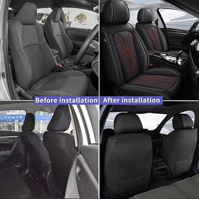 Seat Covers for Car Fit for Toyota Camry 2025 2024 2023-2012: Front Seat Covers - Image 6