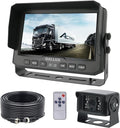 7" 1080P AHD Wired Reverse Rear View Backup Camera System, Waterproof Rearview by DALLUX
