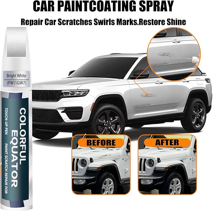 PW7/GW7 Bright White Touch Up Paint - Image 3