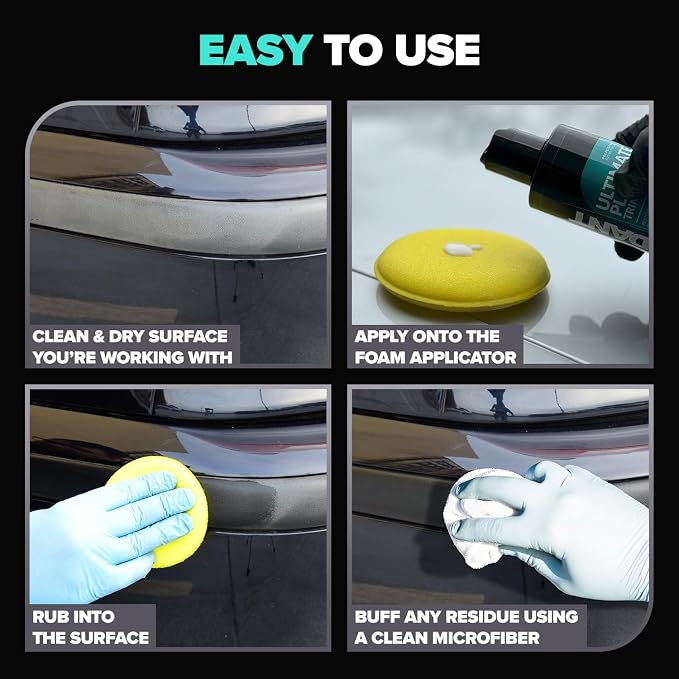 Carfidant Plastic Restorer for Cars – Refreshes Faded Plastic, Vinyl & Rubber - Image 5