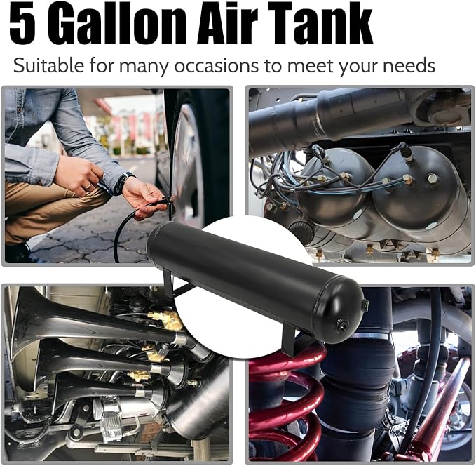 5 Gallon Air Tank for Suspension/Air Ride/Bag/Car Train Truck Horn 18 Liter - Image 4
