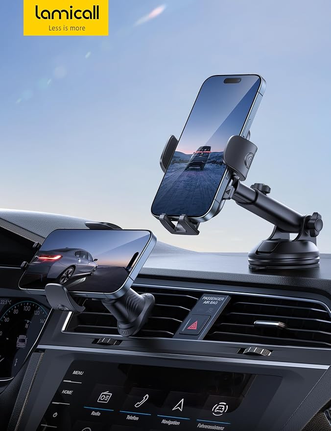Lamicall Car Phone Holder Mount 360° Rotation Phone Holders - Image 8