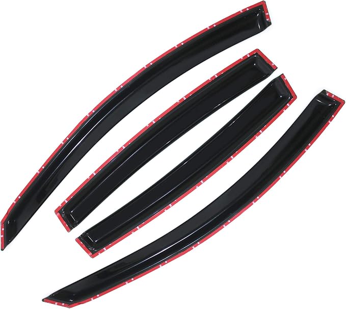 Smoke Sun/Rain Guards Window Visors Compatible - Image 3