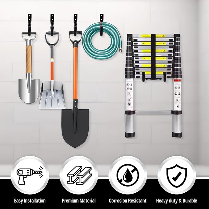 Heavy Duty Garage Storage Hooks, 12-piece Bike Hooks - Image 7