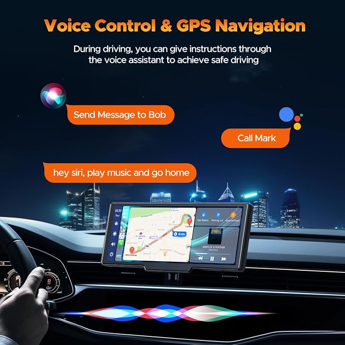 Volam Wireless Carplay Screen for Car - Image 4