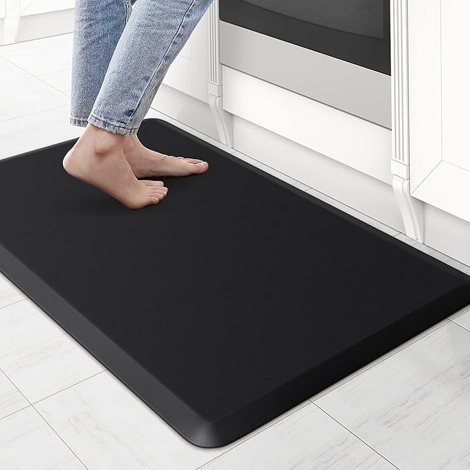 KitchenClouds Kitchen Mat Cushioned Anti Fatigue Rug 17.3"x28" Waterproof by KitchenClouds