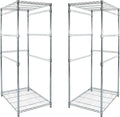 SafeRacks 2 Pack 5-Tier Steel Tote Rack by SafeRacks
