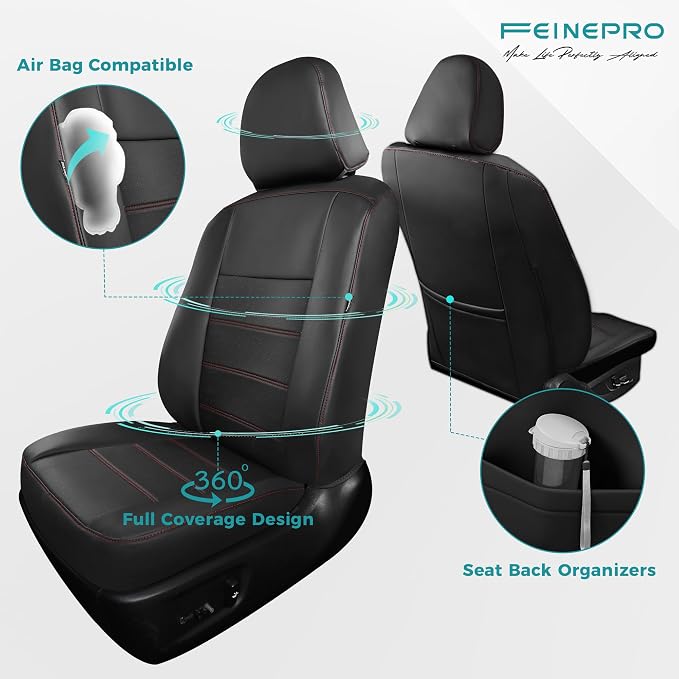 for Toyota Camry Seat Covers L LE XLE 2012 2013 2014 2015 2016 2017 - Image 3