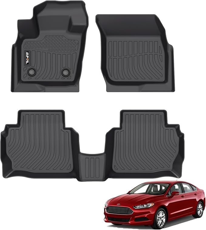 AIPOIL® Floor Mats for 2013-2016 Ford Fusion & Lincoln MKZ | Front & 2nd Row | by AIPOIL