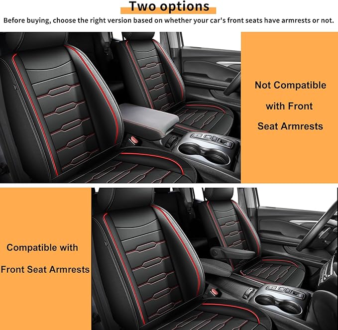 AOMSAZTO Seat Covers Fit for Honda Ridgeline 2006-2024 2025: Crew Cab 2PCS - Image 2
