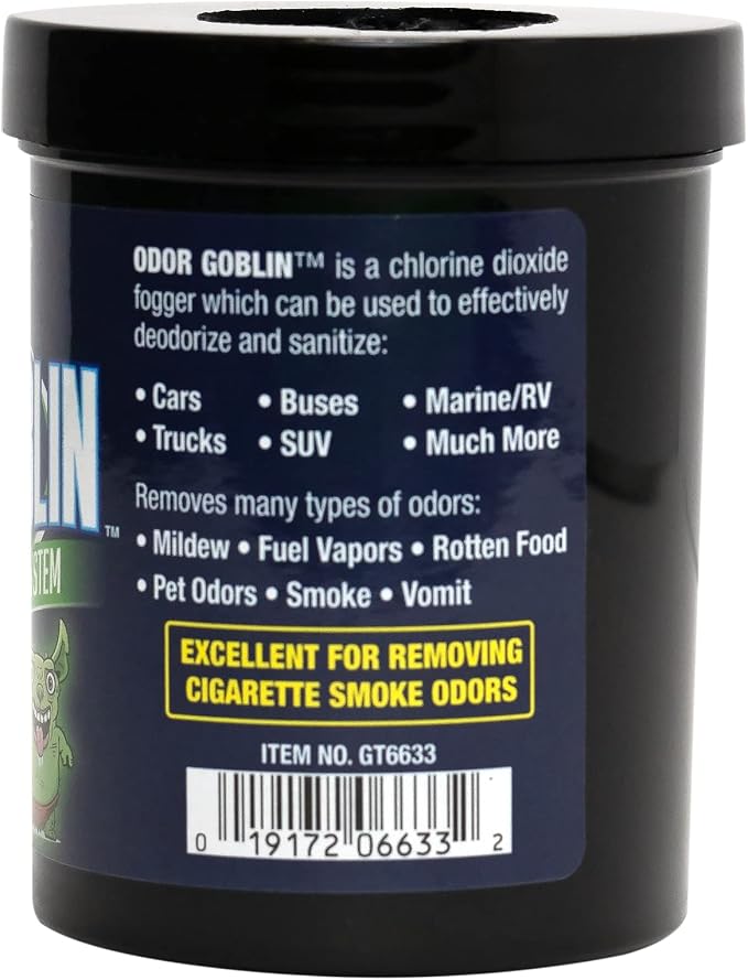 Odor Goblin, Chlorine Dioxide Fogger Odor Elimination System. Removes Many - Image 2