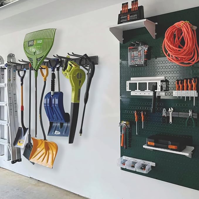 Wall Mount Tool Storage Rack, Heavy Duty Garage Storage Tool Organizer - Image 8