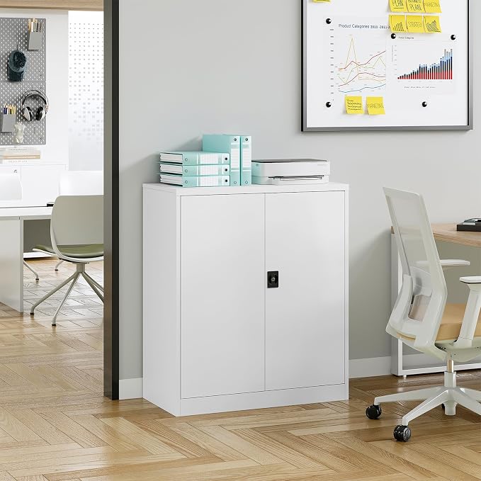 Metal Storage Cabinet, Lockable Storage Cabinet - Image 2