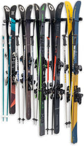 StoreYourBoard Lone Peak Ski Storage Rack, Wall Mount Organizer Holds 5 Pairs by StoreYourBoard