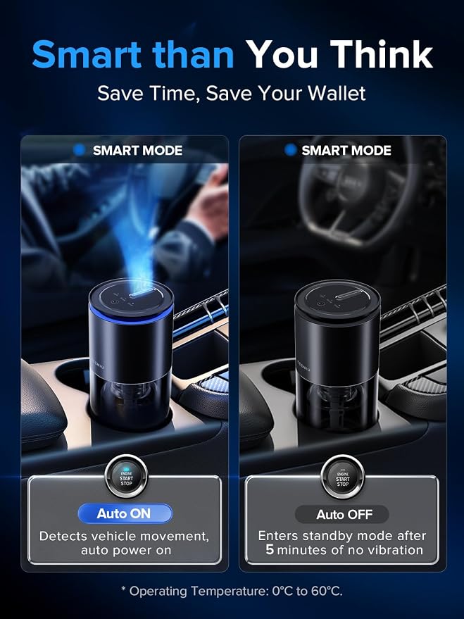 Ceeniu Smart Car Air Freshener, Enlarged Spray Nozzle, Advanced Ultrasonic - Image 5