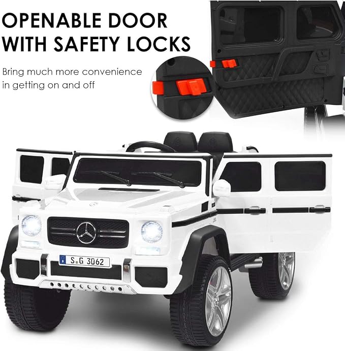 Costzon Ride on Car, Licensed Mercedes-Benz Maybach, 12V Battery Powered - Image 4