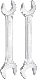 HARFINGTON 2pcs Double Open End Wrench 14mm x 17mm Metric 15 Degree Offset by HARFINGTON