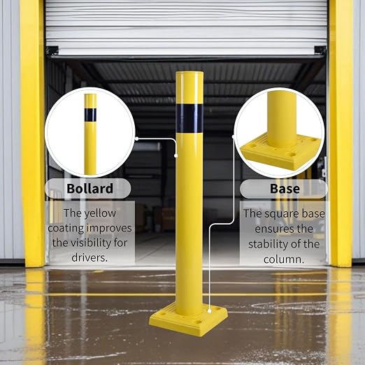 4 Pack 4" Diameter SpringBack Safety Bollard Post - Image 4