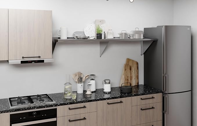 AmGood 72" Long X 18" Deep Stainless Steel Wall Shelf | NSF Certified | - Image 7