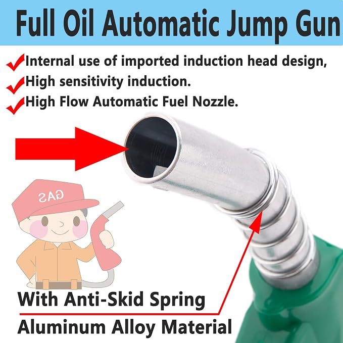 1-3/16"Automatic Fuel Nozzle, Car Fuel Filling Nozzle, Auto Shut-Off Fuel Nozzle - Image 3