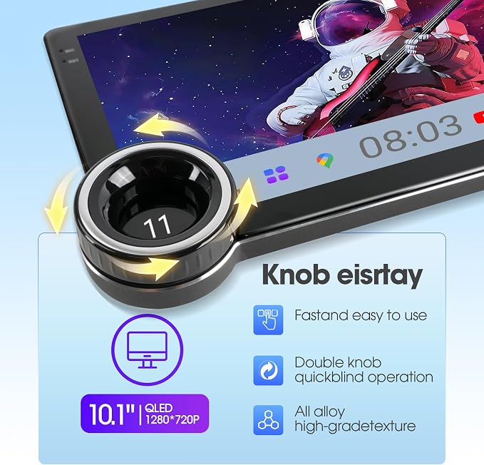 10.1" Wireless CarPlay & Android Auto Car Stereo - Image 3