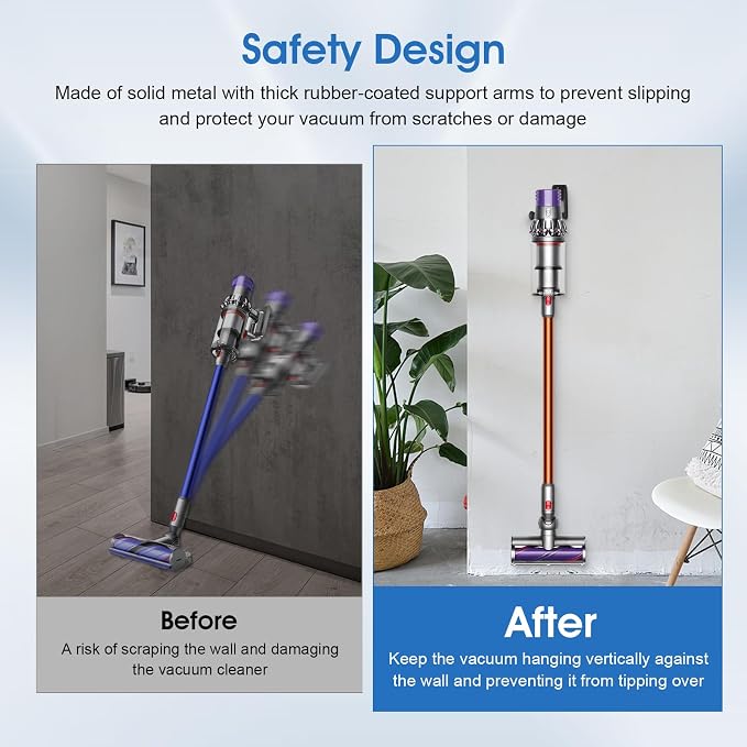 Upgraded 2 Pack Easy Access Cordless Vacuum Wall Mount Hanging Holder fits - Image 3