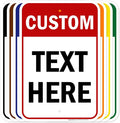 Custom Sign, Custom Sign for Business, Indoor/Outdoor use. 12x18 Inches by MySignCenter