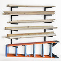 Wood Storage Racks with 3 Level, Garage Organizer Lumber Storage Rack Wall by BOLESHU
