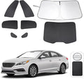 TINGLU Window Shades for Hyundai Sonata Sedan 2015 2016 2017 2018 2019 by TINGLU