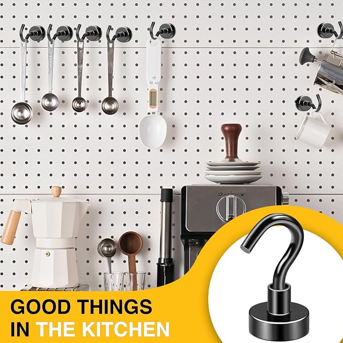 DIYMAG Magnetic Hooks for Refrigerator, Extra Strong Cruise Hook, Heavy Duty - Image 6
