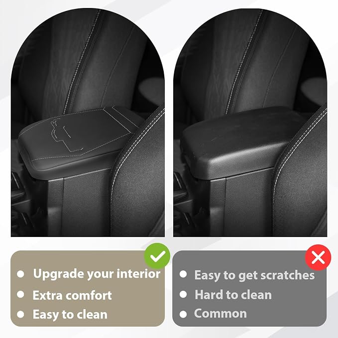 Muslogy Center Console Armrest Cover Compatible - Image 6