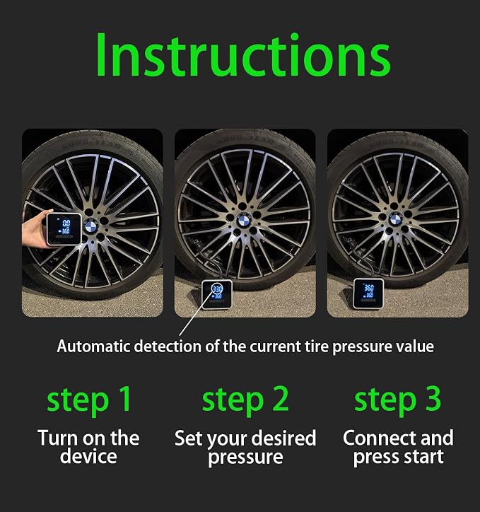 Tire Inflator Portable Air Compressor - Image 5