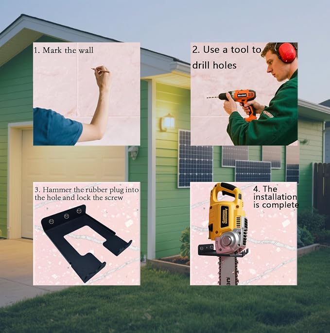 Garage Organizer Trimmer Rack - Image 5