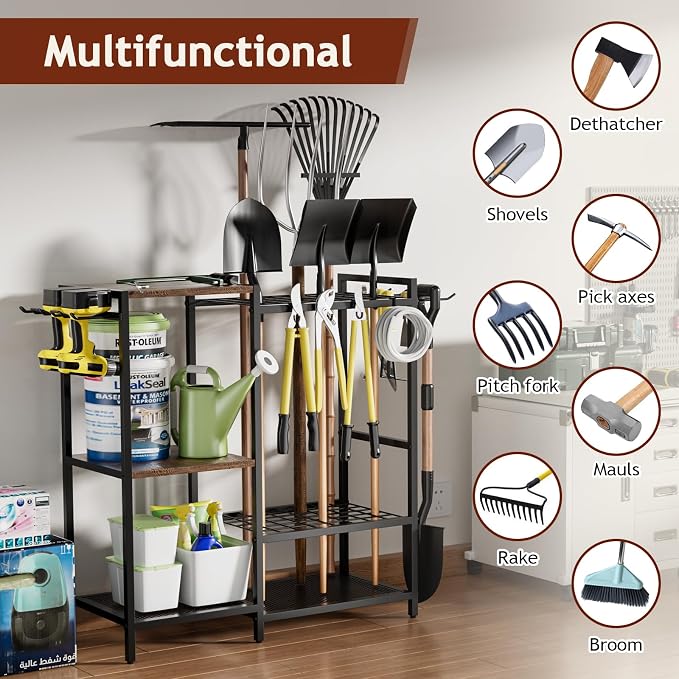 Garden Garage Tool Organizer - - Image 5